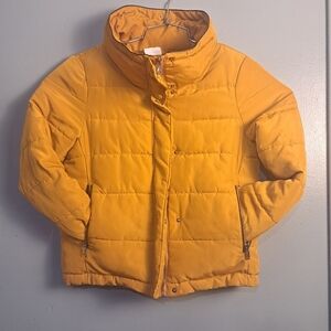 PULL & BEAR Women’s Padded Jacket - EUR Size M - Mustard Yellow - Preowned